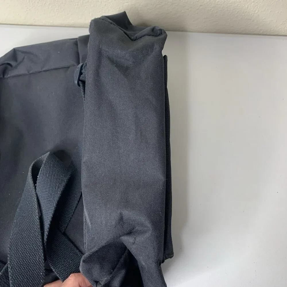 John Galt Switzerland Black (or Dk Dk Blue) Canvas Backpack Small
